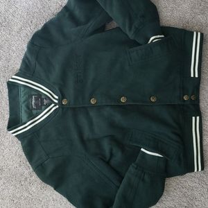 Stussy - Women's Varsity Jacket ( green ) Medium